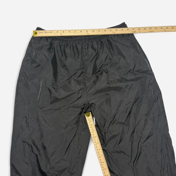 AdidasBlack Windbreaker Track Pants Men’s XL Zip Ankle 2000s Y2K - Picture 5 of 6